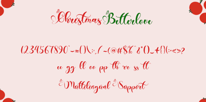 Christmas Betterlove Font Poster 7