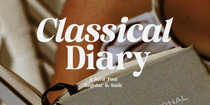 Classical Diary Font Poster 1