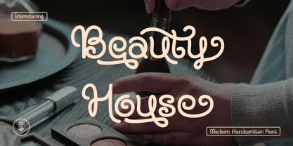 Beauty House Font Poster 1