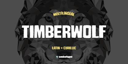 Timberwolf Font Poster 1