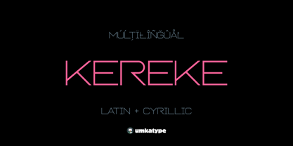 Kereke Font Poster 11