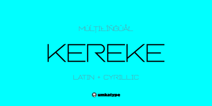 Kereke Font Poster 1