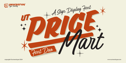 UT Pricemart Font Duo Font Poster 1