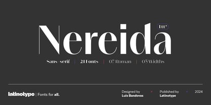 Nereida Font Poster 1