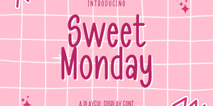 Sweet Monday Font Poster 1