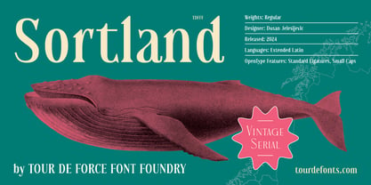 Sortland Font Poster 1