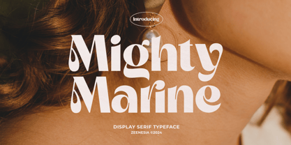 Mighty Marine Font Poster 1