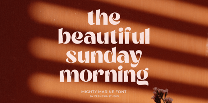 Mighty Marine Font Poster 7