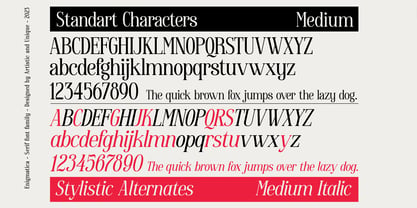 Enigmatica Font Poster 3