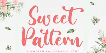Sweet Pattern Font Poster 1