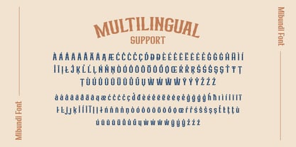 Mibundi Font Poster 12