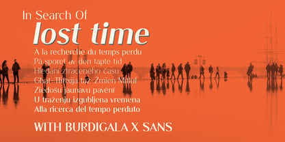 Burdigala X Sans Police Poster 4