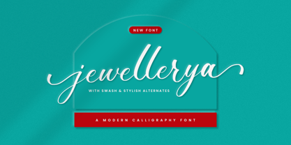 Jewellerya Font Poster 1