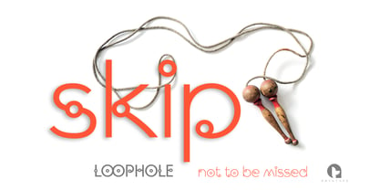 Loophole Font Poster 3