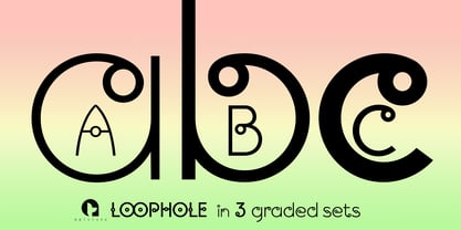 Loophole Font Poster 8