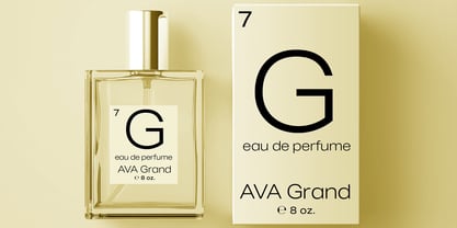 Ava Grand Font Poster 6