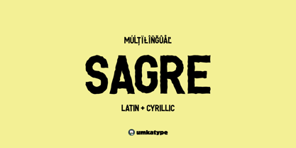 Sagre Font Poster 1