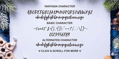 Vantasia Font Poster 6