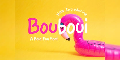 Bouboui Font Poster 1
