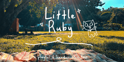 Little Ruby Font Poster 1