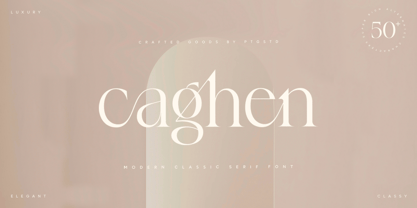 Caghen Font Poster 1