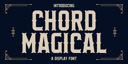 Chord Magical Font Poster 1