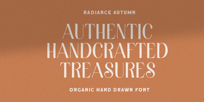 Radiance Autumn Font Poster 7