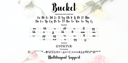 Bucket Font Poster 7