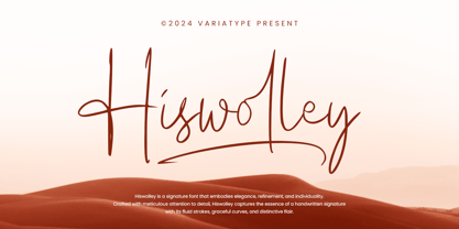 Hiswolley Font Poster 1