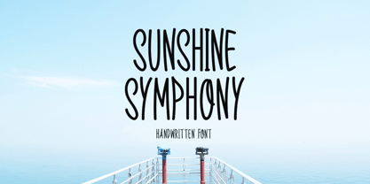 Sunshine Symphony Font Poster 1