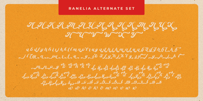 Ranelia Font Poster 13