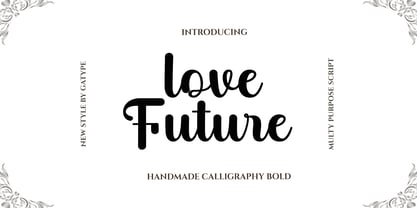 Love Future Font Poster 1