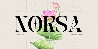 Fashion Norsa Font Poster 1