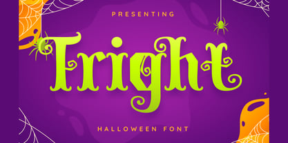 Fright Font Poster 1