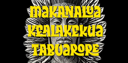 Big Tiki Font Poster 9