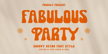 Fabulous Party Font Poster 1