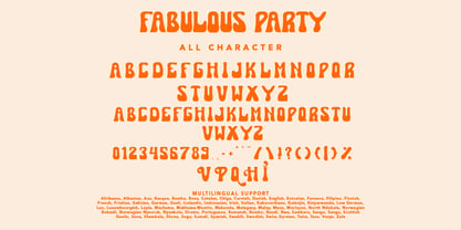 Fabulous Party Font Poster 7