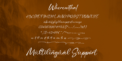 Wherewithal Font Poster 6