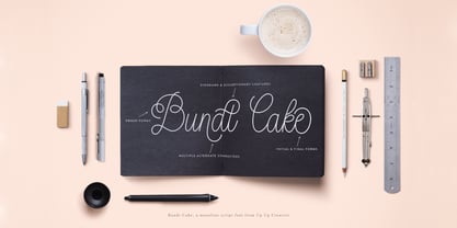 Bundt Cake Font Poster 12