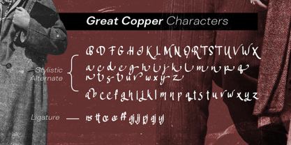 Great Copper Font Poster 10