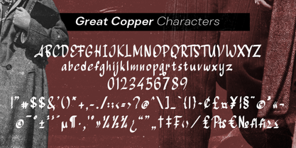 Great Copper Font Poster 9