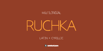 Ruchka Font Poster 1