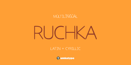 Ruchka Font Poster 11