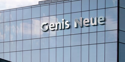 Genis Neue Font Poster 4