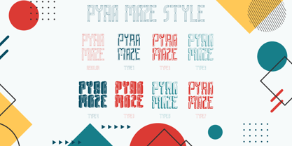 Pyra Maze Font Poster 10