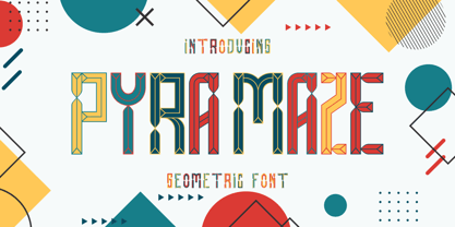 Pyra Maze Font Poster 1