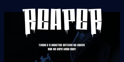 MC Rezhett Font Poster 5