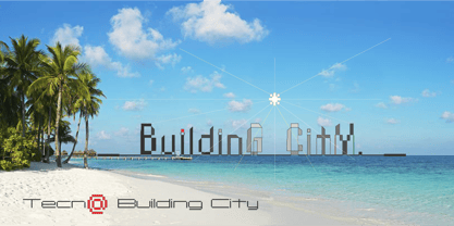 Tecna Building City Font Poster 1