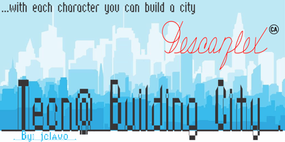 Tecna Building City Font Poster 2