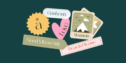 Aroma Beauty Font Poster 9